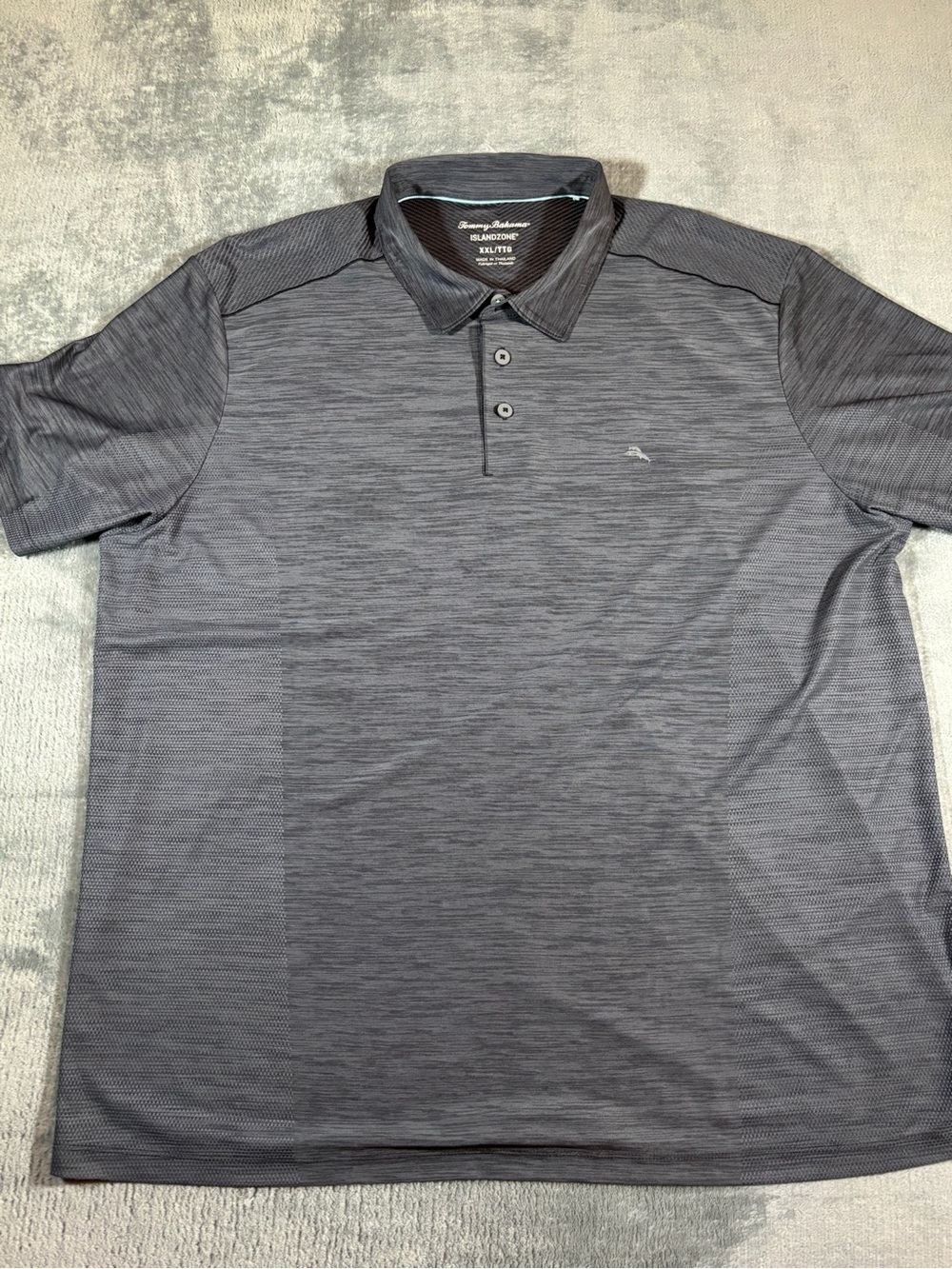 Tommy Bahama Men's Charcoal Heather Polo